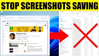 How To STOP Screenshots from Saving to Windows [upl. by Rotce238]