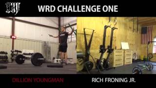 122215 WRD  Challenge 1  Rich Froning vs Dillon Youngman [upl. by Davies]