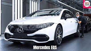 New Mercedes EQS 2022 Production Factory in Germany [upl. by Ensign]