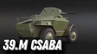 39M Csaba  WarThunder [upl. by Naenej]