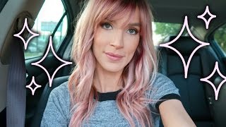 ROSE GOLD HAIR  DOG PARK PARTY  LeighAnnVlogs [upl. by Eidroj]