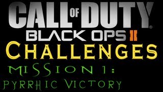 Black Ops 2 Mission 1  Pyrrhic Victory All Challenges Walkthrough HD [upl. by Janka]