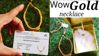 Candere by kalyan jewellers 22k gold Necklace Amazon gold New design in gold necklaceFlipkart [upl. by Aihcrop]