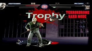 TERRORDROME Playthrough HARD MODE Completed HORROR MOVIE FIGHTING GAME [upl. by Charley938]