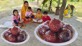 সহজ পদ্ধতিতে ঘরোয়া ভাবে বানিয়ে ফেললাম লালমোহন মিষ্টি রেসিপি vlogs [upl. by Nilyak15]