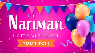 🎂 Chanson joyeux anniversaire Nariman  Les chatons les plus mignons 🎂🎉 [upl. by Alroi154]