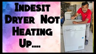 How to reset tumble dryer heating element thermostat if not getting hot hotpointInsesitCreda [upl. by Nisay823]