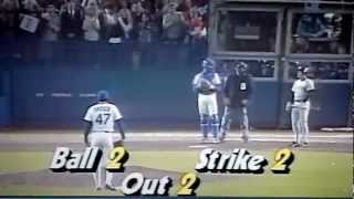 1986 World Series Game 7 Mets Red Sox final out [upl. by Alemac]