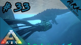 EP 33 Tusoteuthis vs Titanosaurio pelea pelea pelea  Ark en la NIEVE  Extremo y Difícil [upl. by Atterrol]