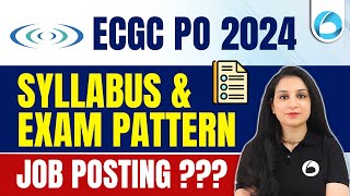 ECGC PO 2024 Notification  ECGC PO Syllabus 2024  ECGC PO Exam Pattern 2024 [upl. by Marci]