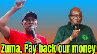 Julius Malema Full Attack on Jacob Zuma PAY BACK OUR MONEY [upl. by Ahsila]