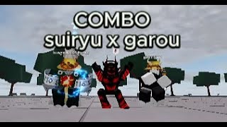 BEST COMBO suiryu x garou tsb thestrongestbattlegrounds thestrongestbattleground combo [upl. by Tonye874]