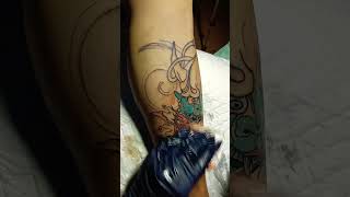 HANNYA MASK JAPANESE ORIENTAL TATTOO public SHORT [upl. by Mitchel]