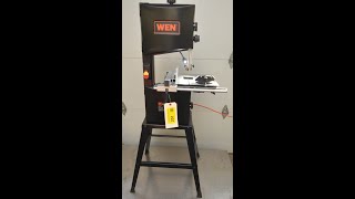 WEN 10 Inch Band Saw with Stand Model BA3962 [upl. by Ingamar]