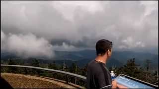 Clingmans Dome Lookout Tower  Great Smokey Mountains National Park [upl. by Ethbun]