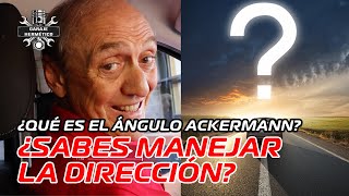 ¿Sabes manejar la DIRECCIÓN de tu coche ¿Qué es el ángulo ACKERMANN [upl. by Ainerbas]