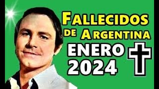 Figuras Fallecidas de Argentina en Enero del 2024 [upl. by Draillih]