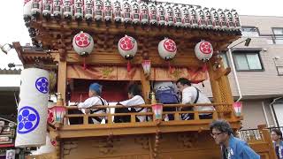 2024 服織田神社祭典 4日目（千秋楽）六丁目 仲町屋台小屋到着 [upl. by Urba969]