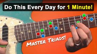 Master Triads Across the Neck with this Simple 1Minute Trick [upl. by Brana933]