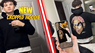 HOW TO CROP HOODIES  DIY AT HOME HOODIE CROP✂️📊 [upl. by Arihaj]