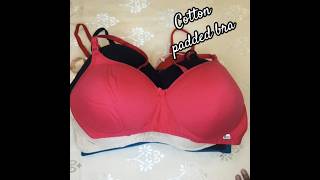 Cotton soft padded branded brassiere For queries callwtsp 9353876648 [upl. by Allets]