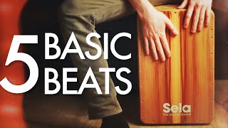 5 Basic Cajon Beats You Can Learn Today [upl. by Atinrahc894]