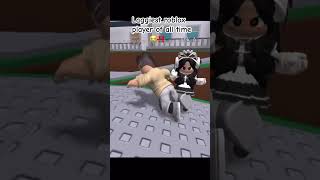 Least laggiest roblox player💀 roblox robloxshorts robloxedit funny funnyvideos fyp shorts [upl. by Jamison40]