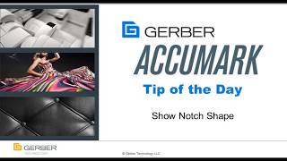 AccuMark Tip of the Day  Show Notch Shape v12 [upl. by Lipson]