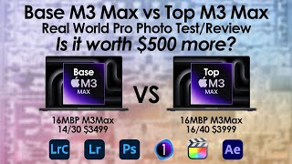 Top M3 Max vs Base M3 Max 16quot MacBook Pro is the max worth 500 more [upl. by Sneve916]