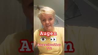 Angeschwollen Auge angeschwollen  dick wasser schwellung [upl. by Anilemrac]