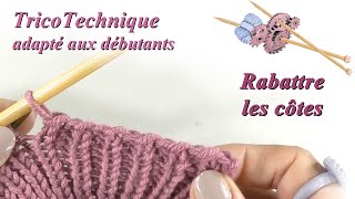 ✅ TUTO  Rabattre des mailles sur du point mousse  Rabattage à lislandaise tricot 2 méthodes [upl. by Rabiah]