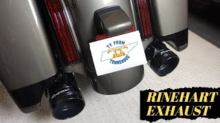 Rinehart 45 Exhaust for Harley Davidson Touring [upl. by Aik]