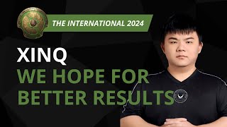 XINQ After ELIMINATION from TI  Dota 2 TI 2024 Interview [upl. by Jammie]