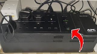 Apc BackUps 650 Battery Backup and Surge Protector Review [upl. by Aihselat]