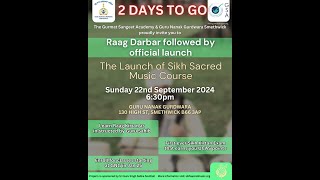 GURU NANAK GURDWARA SMETHWICK  LIVE STREAM RAAG EXAM LAUNCH [upl. by Miun]