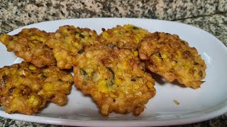 Easy Corn Fritters Crispy Resep Bakwan Jagung Crispy [upl. by Areht621]