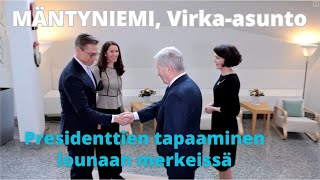 Alexander Stubb ja puolisonsa Suzanne InnesStubb lounaalle Sauli Niinistön ja Jenni Haukion luo [upl. by Eseerahs]