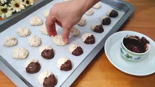 Biscotti di mandorla e cioccolato😋Ricetta facilissima [upl. by Deedahs873]