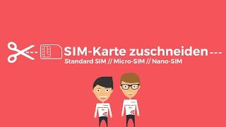 SIM Karte zuschneiden mit der SIM Karten Schablone [upl. by Hodess930]