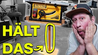 HÄLT DAS  Unterschrank für Dewalt DWE 7492 Tischkreissäge selber bauen [upl. by Hilaire]