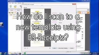 How do I scan to a new template using BRReceipts  Brother Scanners [upl. by Yve]