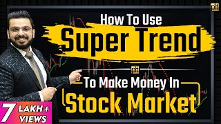 SuperTrend Indicator  Easiest Technical Analysis for Beginners  StockMarket [upl. by Ranee426]