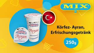 Erfrischungsgetränk Ayran von quotKörfezquot bei Mix Markt [upl. by Sainana]