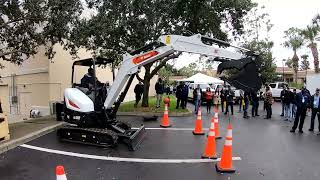 2023 AWWA FALL CONFERENCE ORLANDO COMPETITION BACKHOE RODEO HOT TAP [upl. by Enorel289]