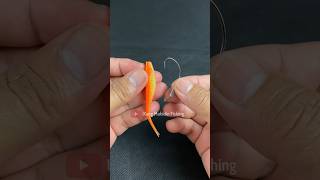 Amazing idea How to set fishing bait soft lure fishing fishingknots diy tutorial [upl. by Kolnos259]