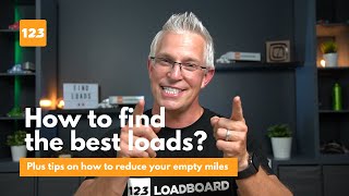 HOW TO FIND LOADS ON 123LOADBOARD Stepbystep to find truck loads and freight for owneroperators [upl. by Misti]