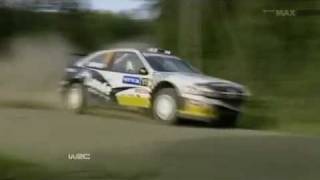 Finland 2009 Peter Solberg crash [upl. by Airbas863]