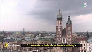 Les 5 bonnes raisons daller visiter Cracovie en Pologne [upl. by Ahcatan]