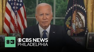 Philadelphians react to President Bidens historic speech [upl. by Nyvrem895]