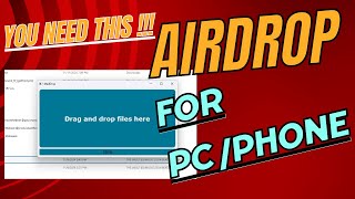 FINALLY AirDrop for PC Meet Maildrop – The Easiest Way to Send Files FAST 🔥💻 [upl. by Raimes]